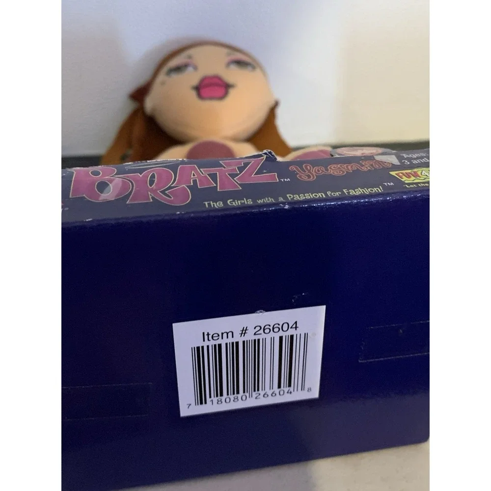 Yasmin Bratz Poseable Stuffed Girl Plush Doll Toy VTG 2002 MGA Fun4All 10